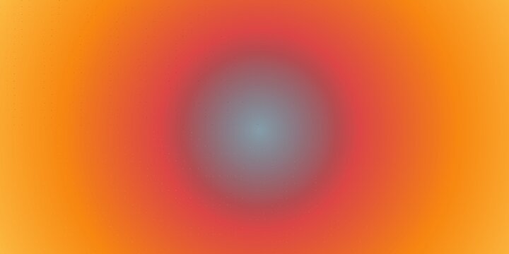 Soft radial gradient background transitioning from blue center to warm orange and yellow.