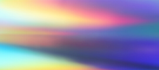 Luxury pearlescent silk gradient backdrop with soft aurora texture. Iridescent pearl gradation background with pastel nacre ombre. Holograph rainbow foil with sunlight reflection. Realistic vector bg © janevasileva