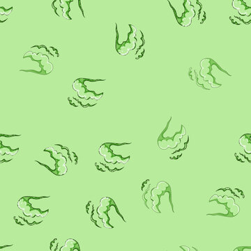 seamless pattern fodor smell fart cartoon. stench breath, gas dirty, stink unpleasant fodor smell fart sign vector