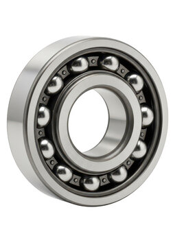 Shiny metal steel ball bearing for industrial machinery parts and mechanical gear engineering