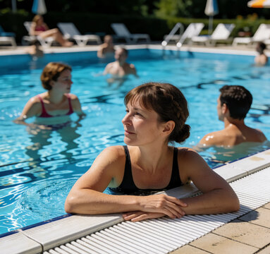 relaxen im Freibad 4