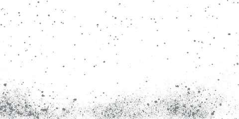 Obraz premium Grunge texture with gray splatters on white background for creative design projects and artistic overlays