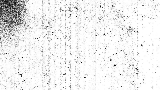 Video effect.Authentic black and white dust, grain.Vintage film noise overlay