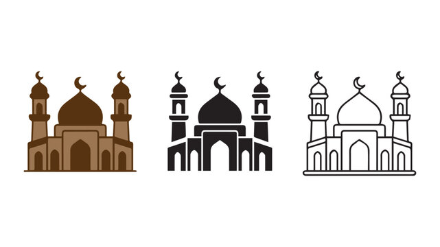 Three_mosque_icons_white_background