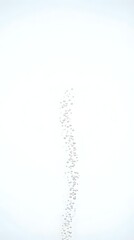 Obraz premium Oxygen Molecules Floating in Vertical Stream Scientific Illustration