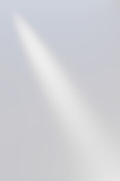 White Wall Mockup with Blurred Sunlight Beam and Shadow Overlay Effect. 3d render
