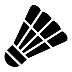 Shuttle cock Solid icon © ilham
