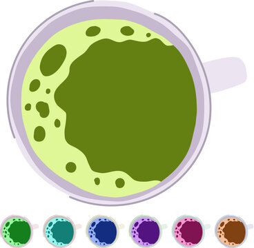 froth coffee cup top cartoon. mug saucer, beans roast, aroma sip froth coffee cup top sign vector