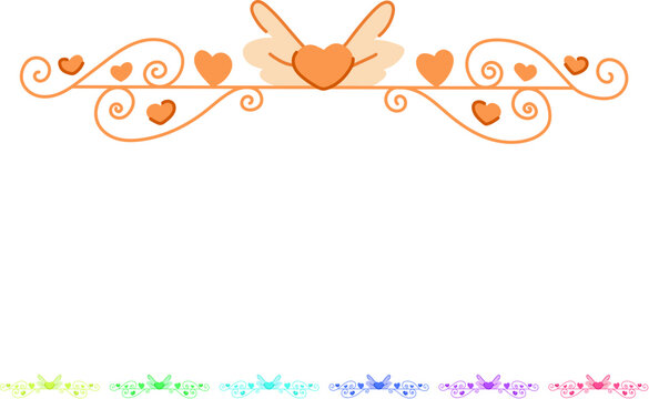 suffering wedding border ornament cartoon. distress torment, anguish misery, twinge pang suffering wedding border ornament sign vector