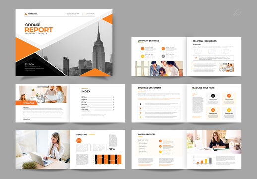 Modern Annual Report Brochure Template