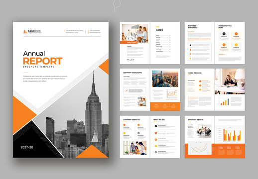 Annual Report Template Layout