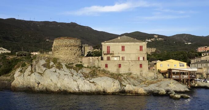 Centuri, the traditional fishing harbor, Cap Corse, Corsica, France.