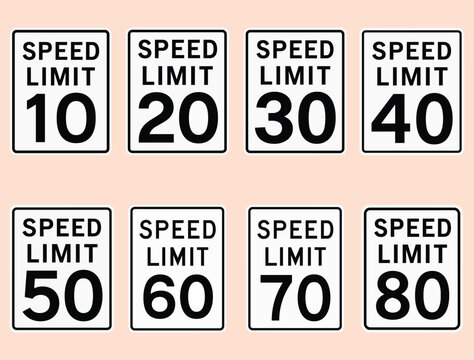 SPEED LIMIT SIGN