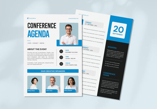 Business Conference Poster Layout