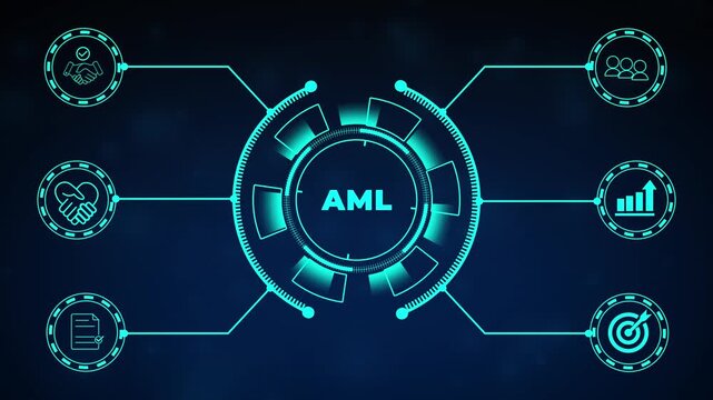 Anti Money Laundering (AML) regulations and compliance concept. Turning to regulatory web data to enhance AML compliance and mitigate liability. Fighting dirty money and illicit financial flows.