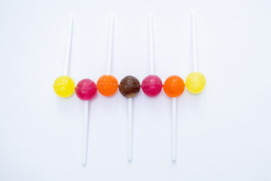 Colorful lollipops