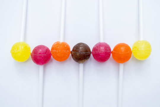Colorful lollipops