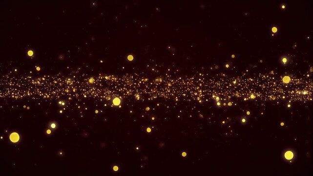 glowing fireflies in dark night forest timelapse
