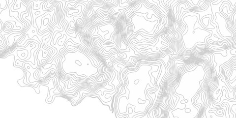 Abstract topography pattern seamless lines sea map modern design white background. Abstract digital topographic contour map concept space geometric strip grid line. Natural discovery of maps. © coal digger