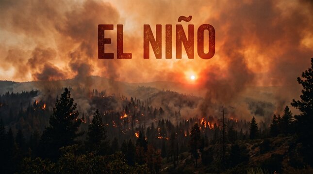 El Ni?o Weather Phenomenon Causing Widespread Wildfires and Environmental Destruction.