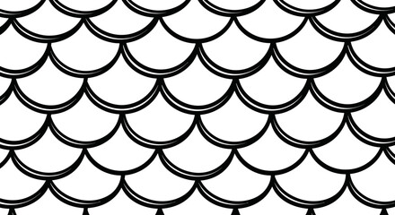 Fish Scale Seamless Pattern Design © huhiyart