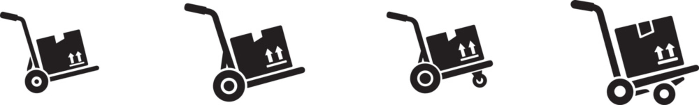 Multi purpose suppliers icon set with editable vector symbols for procurement, logistics, and business use.