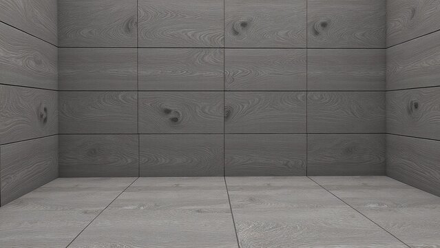 Grey Wood Texture and Ceramic Tile Detail Study