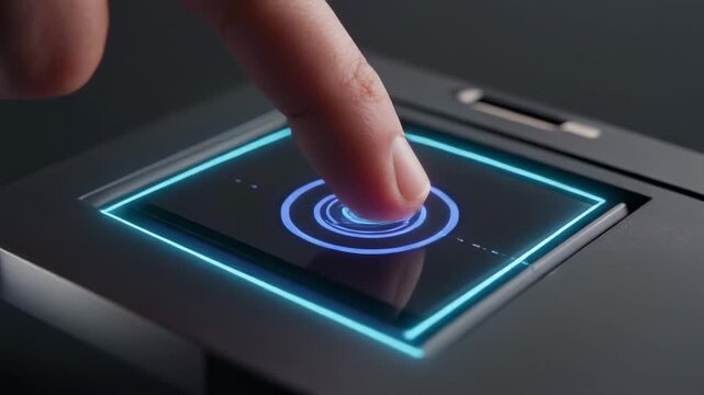 glowing hand drawing abstract light patterns in dark space