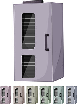 diet dehydrator food cartoon. diet dehydrator food sign colorful illustration