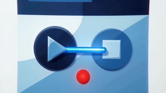 Recording screen overlay animation of mobile user interface