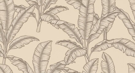 Fototapeta premium Intricate monochrome leaf pattern design with delicate botanical texture for minimalist print and digital background