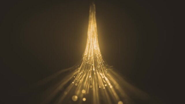 Abstract Golden Falls Of Lines And Particles
Gold abstract background with beautiful falling light particles and depth of field blur