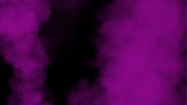 Purple smoke cloud for background and design elements