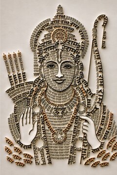 Lord Ram close up photo ai genrated 