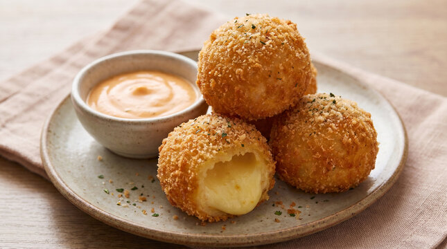 Malakoff fried cheese balls