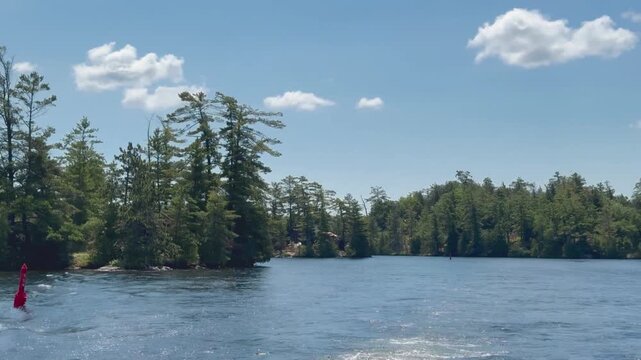 Boating in Muskoka Canada