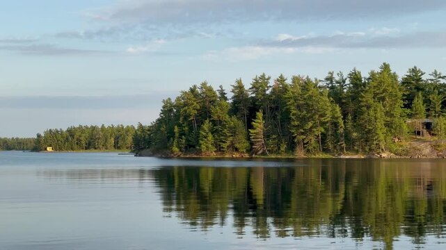Tranquil Golden Hour in Georgian Bay Ontario Canada