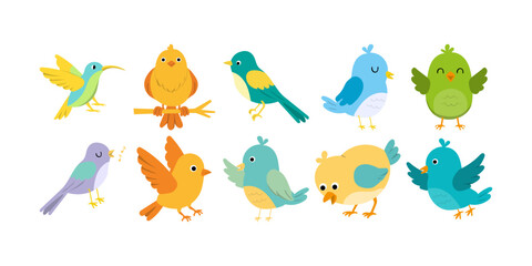 Cute Bird Character © kurawa