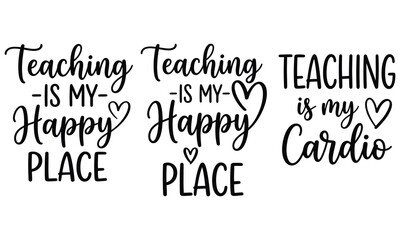 Obraz premium Inspirational Teaching Typography Prints for Educators and Classrooms