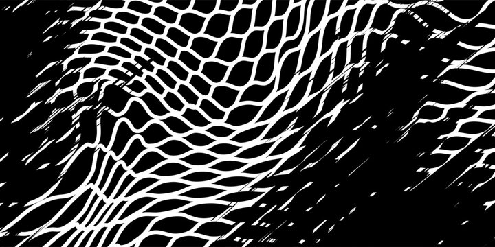 Black snake skin pattern protected on white
