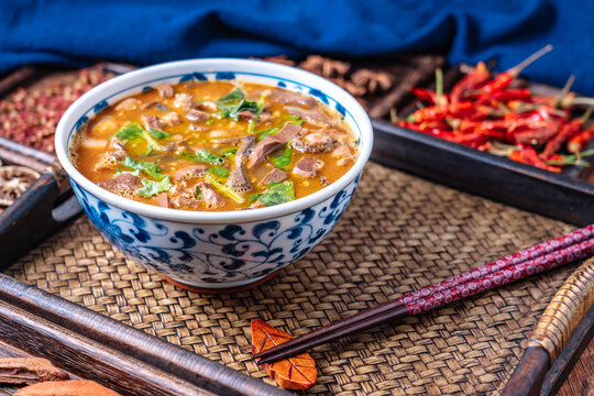 China Inner Mongolia Hohhot gourmet lamb miscellaneous soup