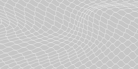 Curved net pattern. Seamless design for sportswear or equipment like soccer goals, volleyball nets, basketball hoops, hockey nets, and athletic gear. eps 10 © ferdi