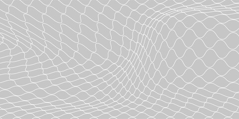 Curved net pattern. Seamless design for sportswear or equipment like soccer goals, volleyball nets, basketball hoops, hockey nets, and athletic gear. eps 10 © ferdi