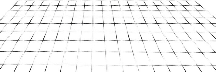 Obraz premium Perspective grid lines design element with a clean transparent background for technical drafting and architectural planning visuals