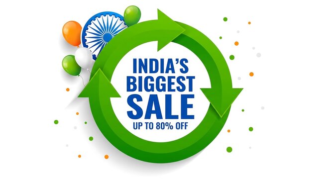 India's biggest sale up to 80 percent off