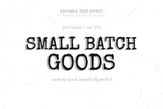Typewriter Vintage Editable Text Effect