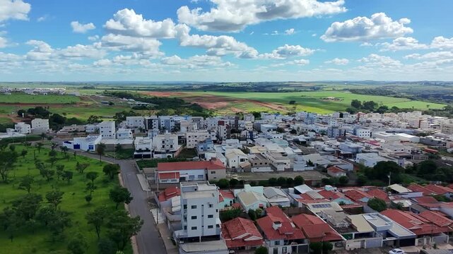 Imagens A&eacute;reas de Drone do Bairro Ipanema, Patos de Minas, Brasil