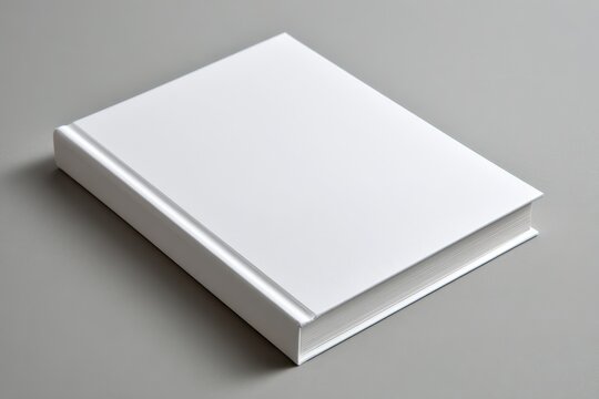 Clean, Modern Softcover Book Cover Mockup for design presentations