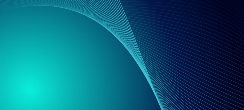 Blended lines with blue cyan gradient mesh background nice for wallpaper banner card