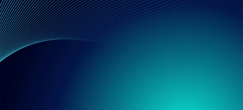 Blended lines with blue cyan gradient mesh background nice for wallpaper banner card